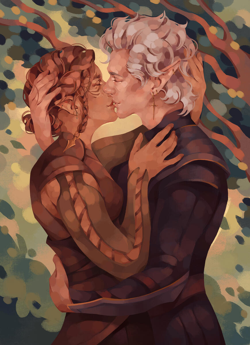 Astarion x Thalia, by point.maitimo