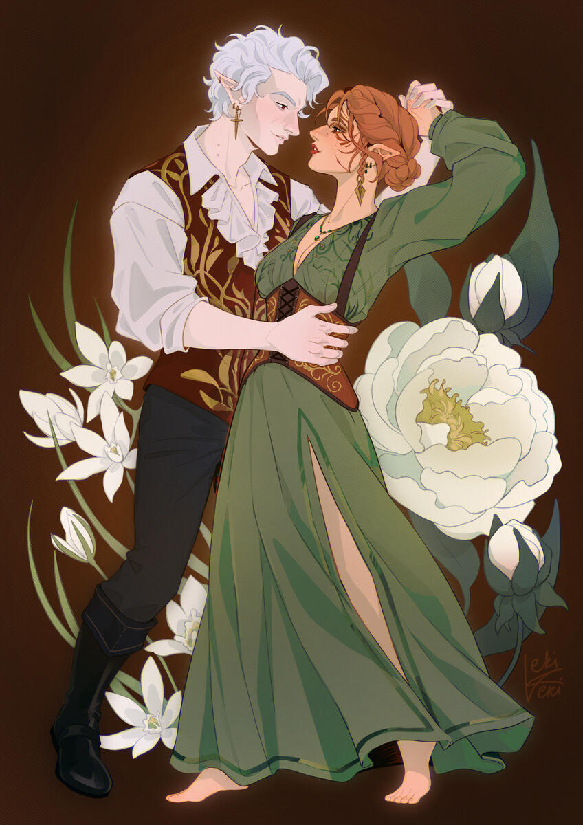 Astarion x Thalia, by Ekikeki