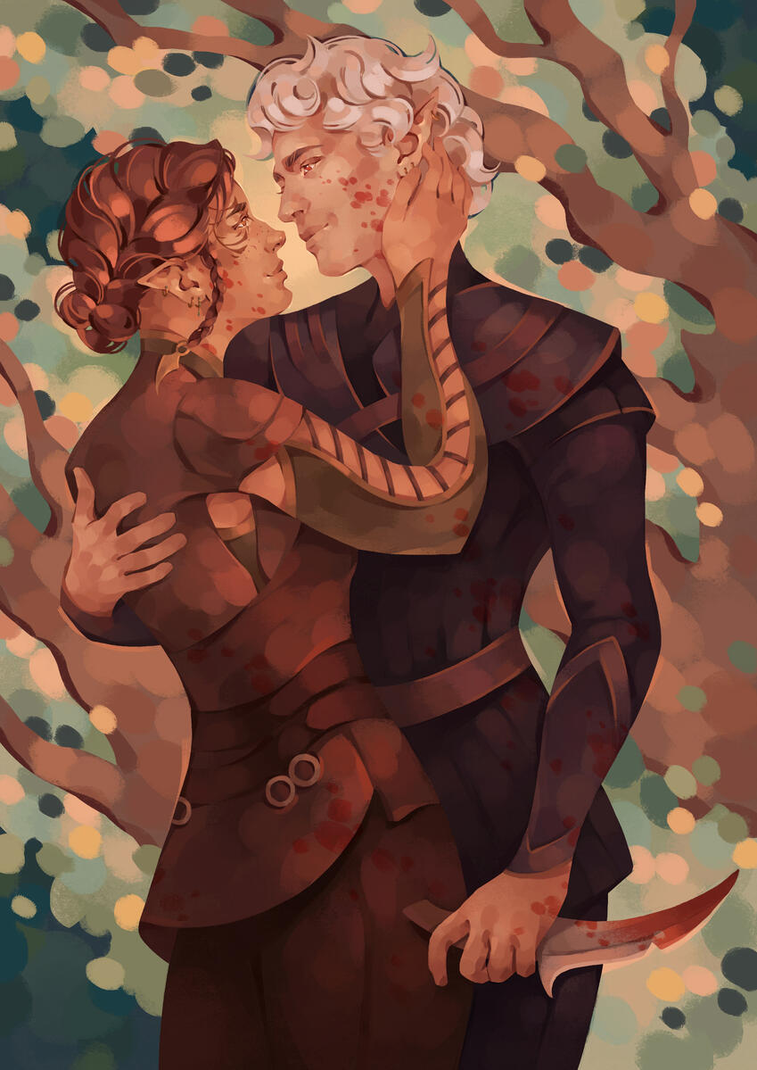 Astarion x Thalia, by point.maitimo